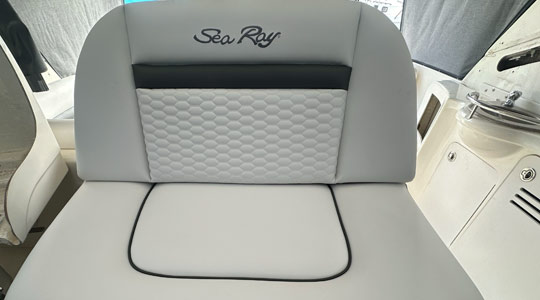 Premium marine upholstery and custom boat seating on the Gold Coast by Coast Marine Covers.