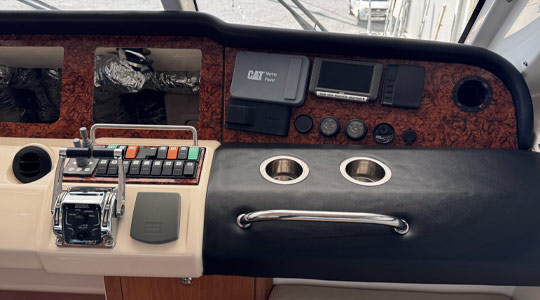 Custom marine interior linings and boat panels manufactured at The Boat Works Coomera.